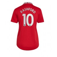 Dres Manchester United Marcus Rashford #10 Domaci za Žensko 2022-23 Kratak Rukav